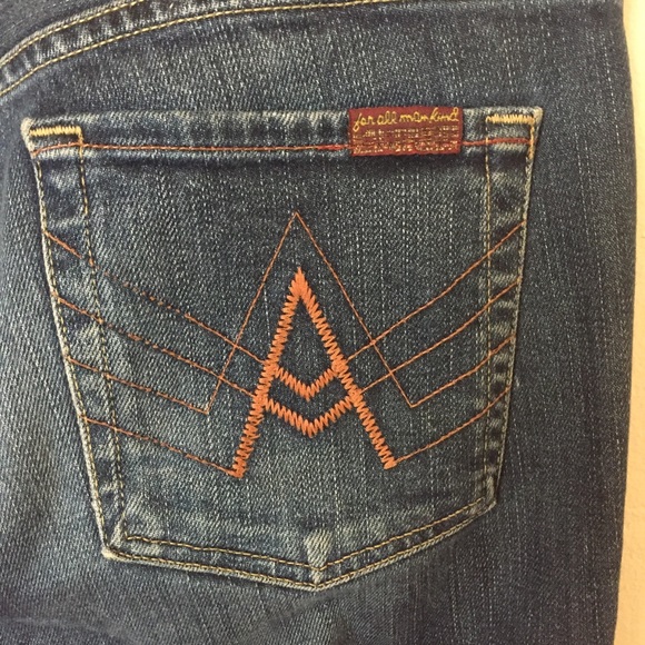 7 For All Mankind “A” Pocket Bootcut Jeans - Picture 6 of 10